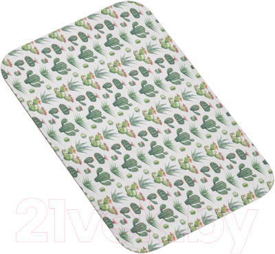 Коврик для ванной JoyArty Маленькие кактусы / bath_122816 - фото