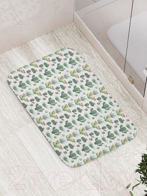 Коврик для ванной JoyArty Маленькие кактусы / bath_122816