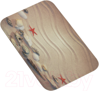 Коврик для ванной JoyArty Волны на песке / bath_6523 - фото