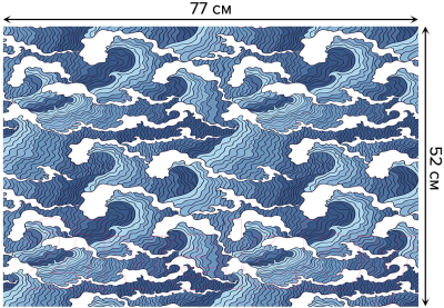 Коврик для ванной JoyArty Море волнуется / bath_60630