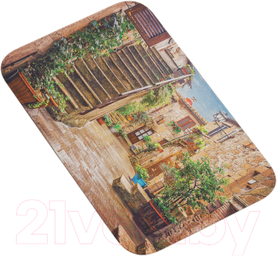 Коврик для ванной JoyArty Цветочные улицы / bath_14597 - фото