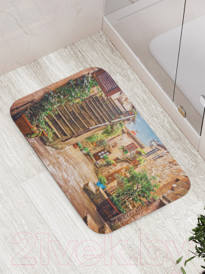 Коврик для ванной JoyArty Цветочные улицы / bath_14597