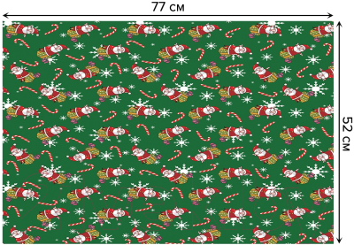 Коврик для ванной JoyArty Санта Клаус во сне / bath_6837