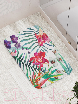 Коврик для ванной JoyArty Тропические растения / bath_14545