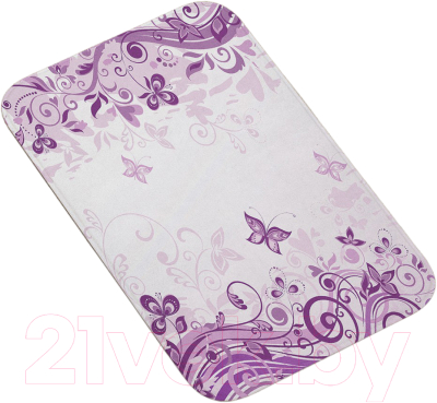 Коврик для ванной JoyArty Элегантные бабочки / bath_13609 - фото