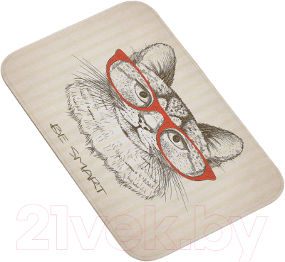 Коврик для ванной JoyArty Будь умным / bath_15560 - фото