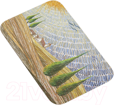 Коврик для ванной JoyArty На сельских полях Европы / bath_14594 - фото