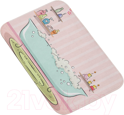 Коврик для ванной JoyArty Пенная ванна / bath_9537 - фото