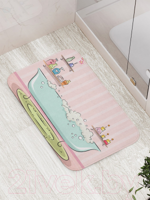 Коврик для ванной JoyArty Пенная ванна / bath_9537