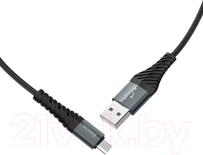 Кабель Hoco X38 Cool Charging AM-MicroBM