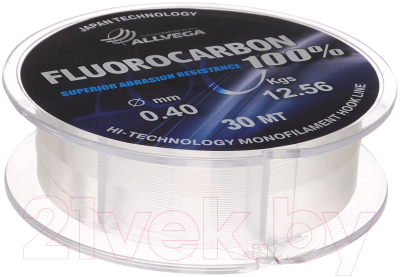 Леска флюорокарбоновая Allvega FX Fluorocarbon 100% 20м 0.80мм / LFX2080