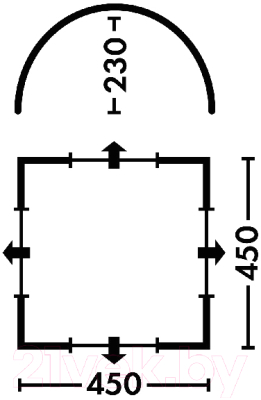 Соединитель для туристических шатров FHM Event 730