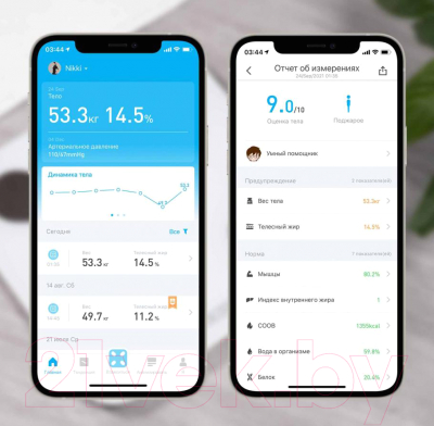 Напольные весы электронные Picooc Mini Lite