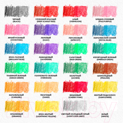 Набор цветных карандашей Brauberg Premium Aquarelle / 181673