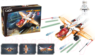 Конструктор CaDa Небесный прыгун с минифигуркой / C54006W