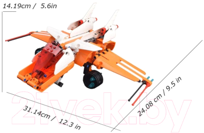 Конструктор CaDa Небесный прыгун с минифигуркой / C54006W