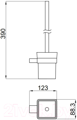 Ершик для унитаза Allen Brau Infinity 6.21008-00 / 265481