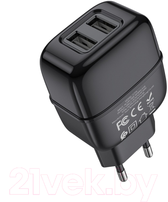 Зарядное устройство сетевое Hoco C77A + кабель AM-8pin Lightning / 6931474723567