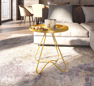 Журнальный столик Sheffilton SHT-CT3 (золото)