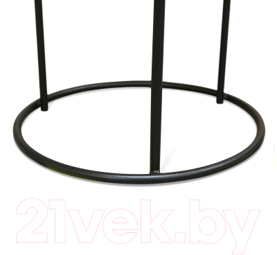 Комплект журнальных столиков Sheffilton SHT-CT7 (дуб беленый/черный муар)