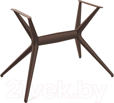 Обеденный стол Sheffilton SHT-TU30-2/TT 120x80 (коричневый/бетон кремовый)