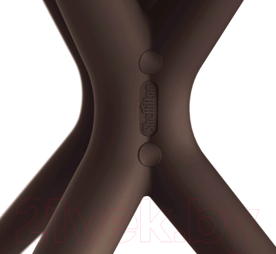 Обеденный стол Sheffilton SHT-TU30-2/TT 120x80 (коричневый/бетон кремовый)