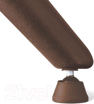 Обеденный стол Sheffilton SHT-TU30-2/TT 120x80 (коричневый/бетон кремовый)