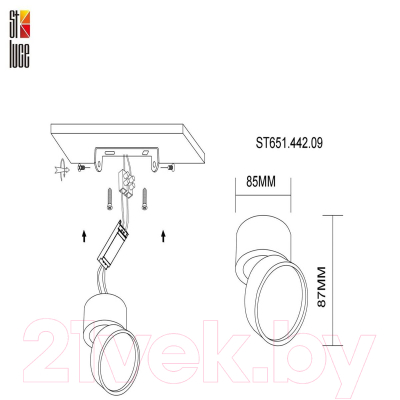 Потолочный светильник ST Luce ST651.442.09