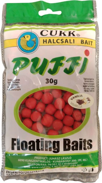Насадка рыболовная CUKK Puffi Maxi Ваниль 4904 - фото