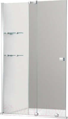 Стеклянная шторка для ванны Cezares STREAM-VFS-11-100/150-C-Cr - фото