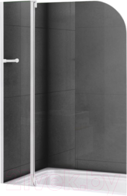 Стеклянная шторка для ванны Cezares RELAX-V-11-100/140-C-Bi - фото