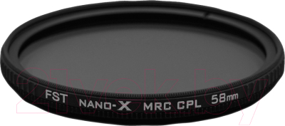 Светофильтр FST Nano-X CPL 58mm - фото