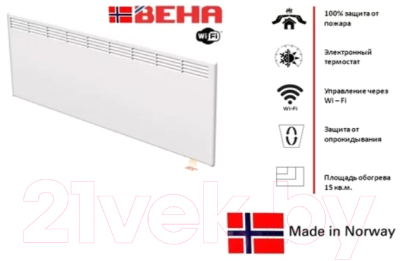 Конвектор Beha PV 15 Wi-fi / 810424