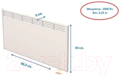 Конвектор Beha PV 10 Wi-Fi / 810422