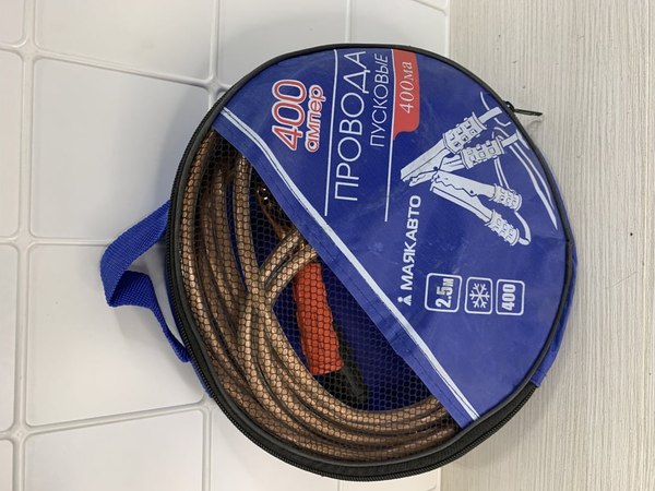 Стартовые провода Маяк авто 400А / 400ма