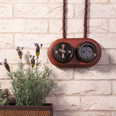 Выключатель Werkel Ретро W5612014 / a051057