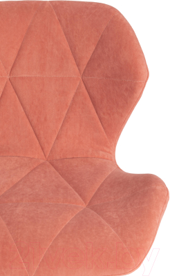 Кресло офисное Tetchair Selfi флок (розовый)