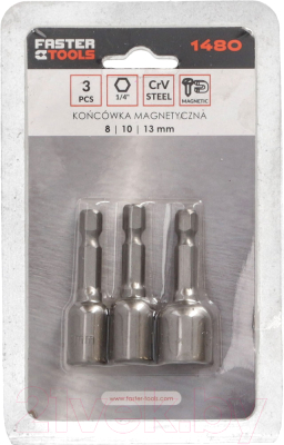 Набор головок слесарных Faster Tools 1480