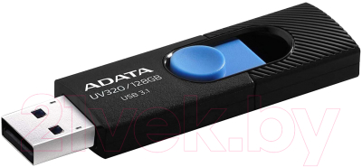 Usb flash накопитель A-data UV320 128GB (AUV320-128G-RBKBL) - фото