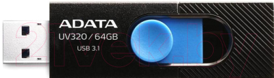 Usb flash накопитель A-data UV320 64GB (AUV320-64G-RBKBL)