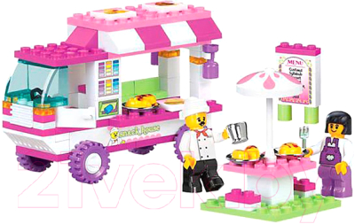 Конструктор Sluban Розовая мечта. Пикник 407590 / 1393642 - фото