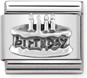 Звено для браслета NominatioN Торт на День рождения 330101/20 - фото