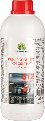 Антифриз GreenCool Концентрат GC5010 G12 / 702644 - фото