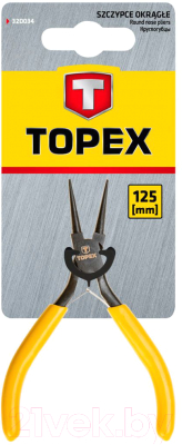 Круглогубцы Topex 32D034