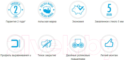 Душевой уголок Deante Funkia KYP 051K