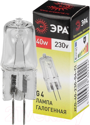 Лампа ЭРА G4-JCD-40W-230V-CL / C0039280