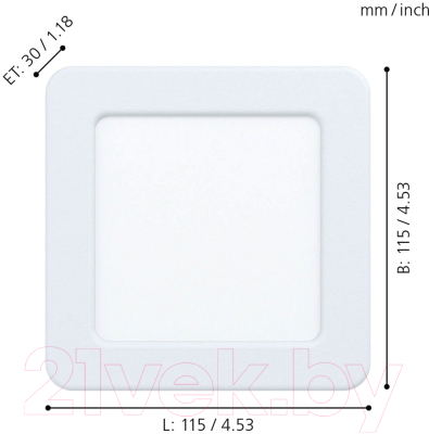 Точечный светильник Eglo Fueva 5 99178
