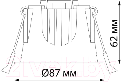 Точечный светильник Novotech Spot 358691 (белый/черный)