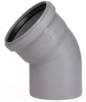 Отвод внутренней канализации Ostendorf ДУ 40х45 / 111120 - фото