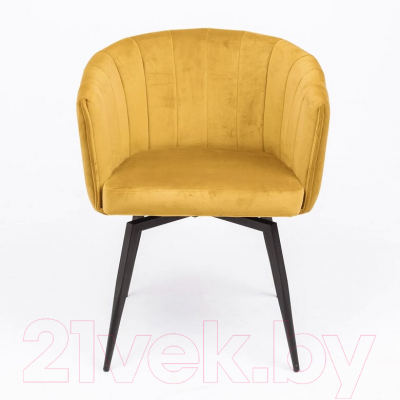 Стул AksHome Melon (карри велюр/черный)